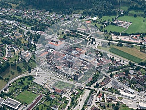 Gmuend in Carinthia, Austria - Aerial View