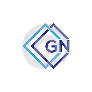 GN letter logo design on black background.GN creative initials letter logo concept.GN letter design