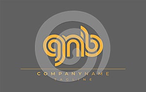 GNB Creative Unique Modern Letter Logo Design