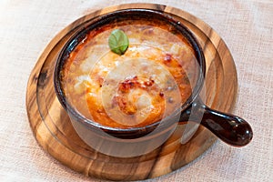 Gnocchi alla Sorrentina, Italian Potato Dumplings in Tomato Sauce