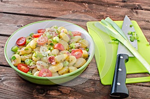 Gnocchi pasta with Black forest ham