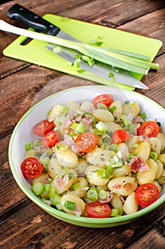 Gnocchi pasta with Black forest ham