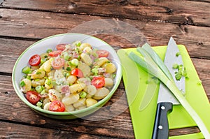 Gnocchi pasta with Black forest ham