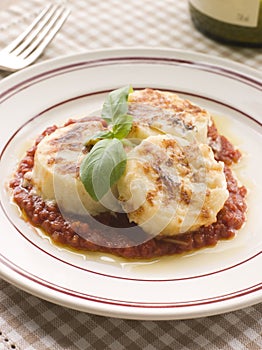 Gnocchi Romana with Tomato Sauce