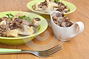 Gnocchi with Wild Mushroom Sauce