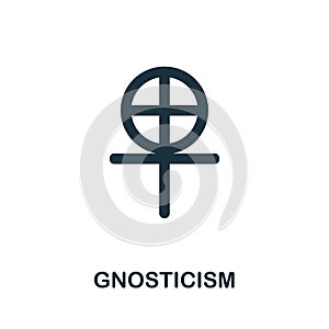 Gnosticism icon. Simple element from religion collection. Creative Gnosticism icon for web design, templates, infographics and