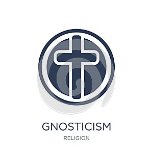 Gnosticism icon. Trendy flat vector Gnosticism icon on white background from Religion collection