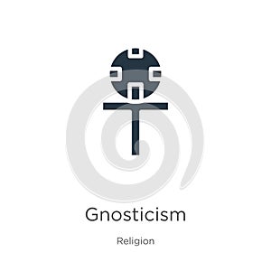 Gnosticism icon vector. Trendy flat gnosticism icon from religion collection isolated on white background. Vector illustration can