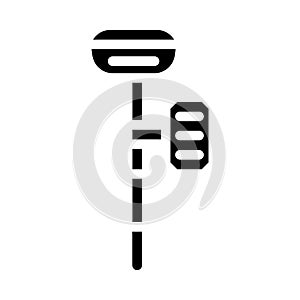 Gnss receivers glyph icon vector illustration black photo