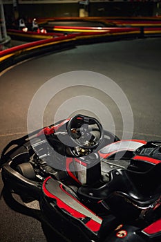 go cart kart for racing, red