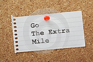 Go The Extra Mile