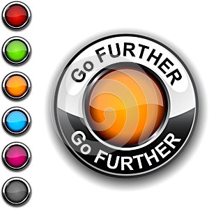 Go further button. photo