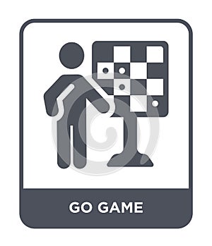 go game icon in trendy design style. go game icon isolated on white background. go game vector icon simple and modern flat symbol