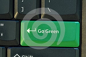 Go Green button