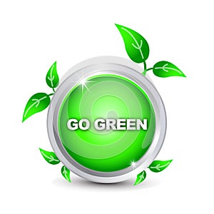 Go Green button