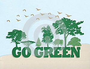 Go Green concept