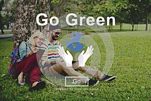 Go Green Conservation Ecology Environmental Concept