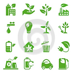 Go Green Icons set - 02