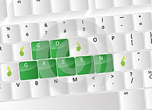 Go green Keyboard Concept