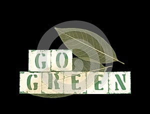Go green with leaves