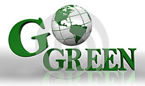 Go green logo