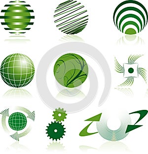 Go green logos