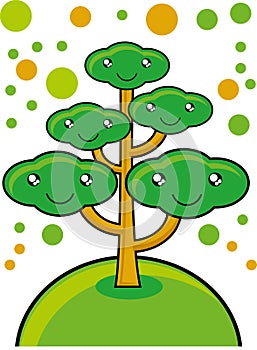 Go green tree