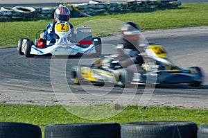 Go kart racing photo