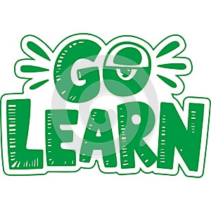 Go Learn Now Education Sticker