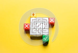 Go through the maze of challenges and achieve the goal.