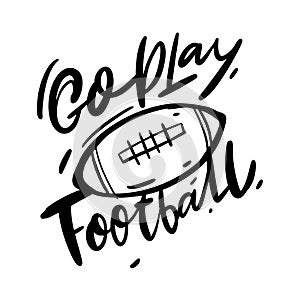 Go play football and balls patches vector illustration