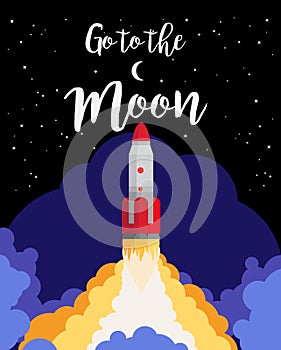 Go to the moon poster