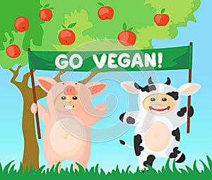 Go vegan banner