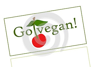 Go vegan! Eating vegan foods