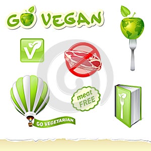 Go vegetarian set