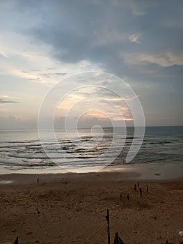 Goa beach sunset view