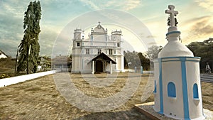 GOA church WHITE tamilnadu india