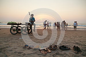 Goa corn seller