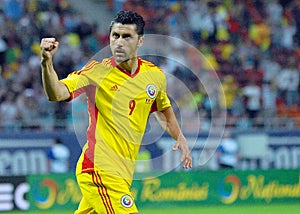 Goal celebration of Romanian Footbal Player Ciprian Marica