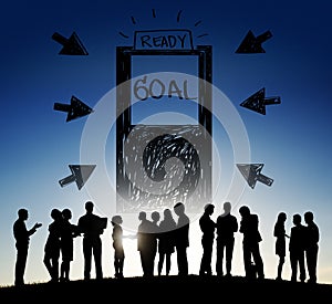 Goal Expectations Aim Opportunity Success Concept