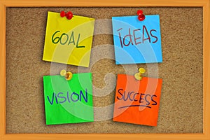 Goal, Ideas, Vision and Success