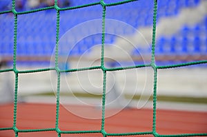 Goal net for Football or soccer stadium background