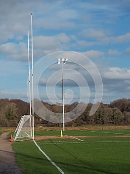 Goal post for Irish national sport hurling, rugby, camogie and football,