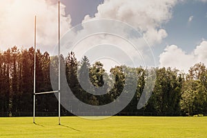Goal post for Irish national sports rugby, hurling, caomogie, football