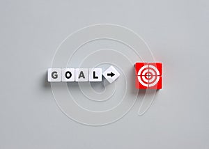 Goal setting and target goal achievement. Business strategy and determining company objectives