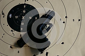 Goal setting with target, objectives and planning concept, top view, You can make a great target of business