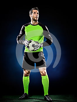 Goalkeeper soccer man