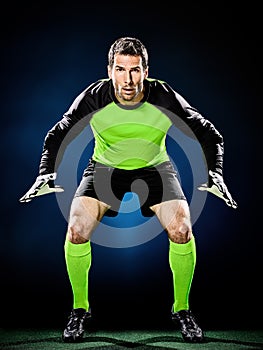 Goalkeeper soccer man