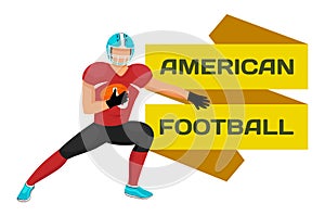 Goalkeeper Stand with Ball, American Football
