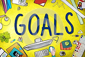 Goals Aim Aspiration Anticipation Target Concept photo